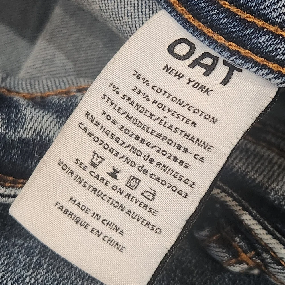 Oat New York Women's Wide Leg Jeans 10/30 Normcore Minimal Casual Preppy - Picture 5 of 7